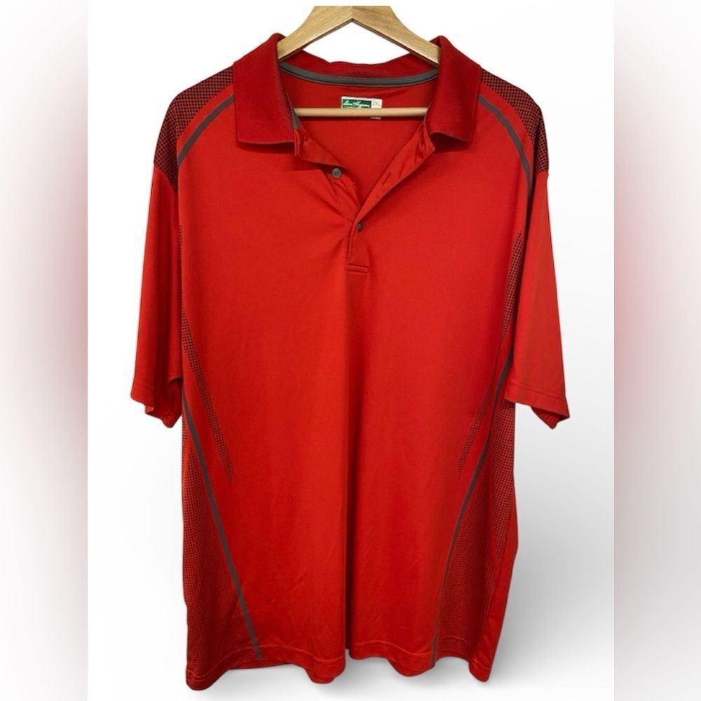 Ben Hogan Performance Red and Gray Polo Golf Shirt Size 2XL